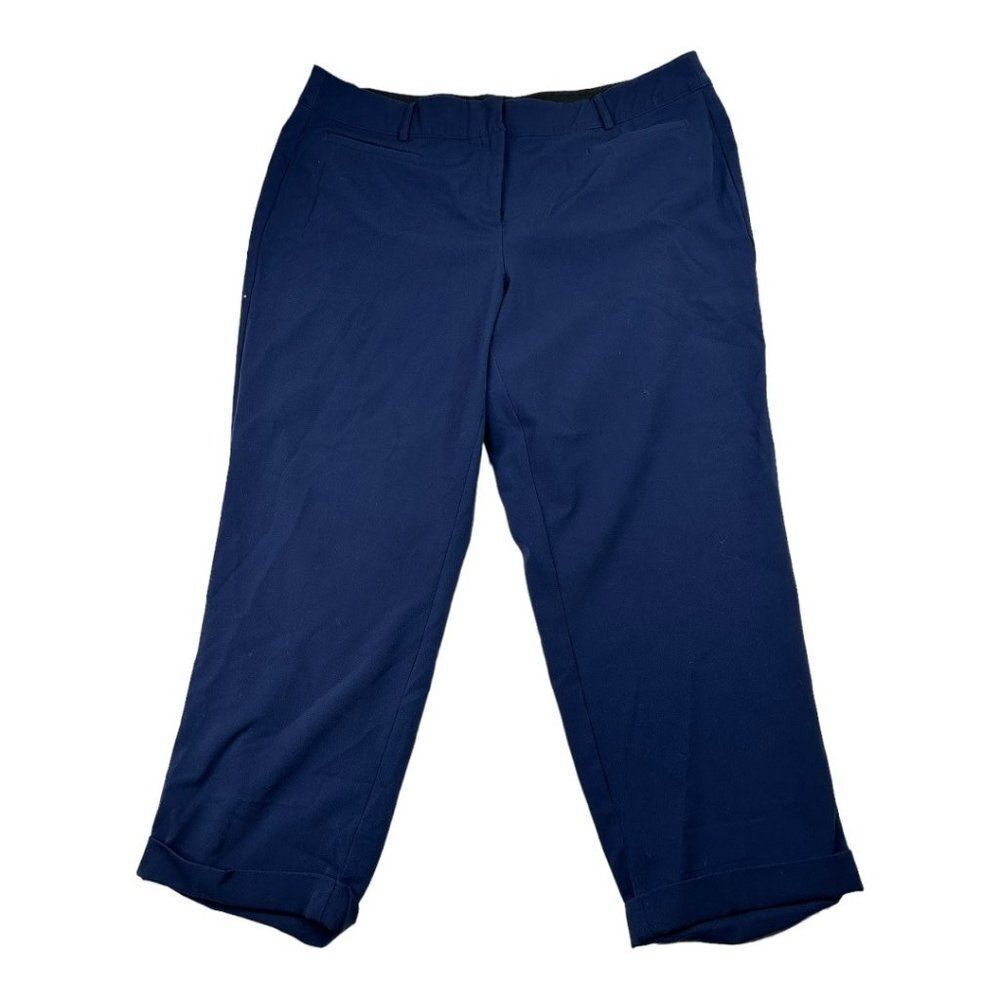Lane Bryant X Glamour Pull On Elastic Waist Pants sz 20 Blue